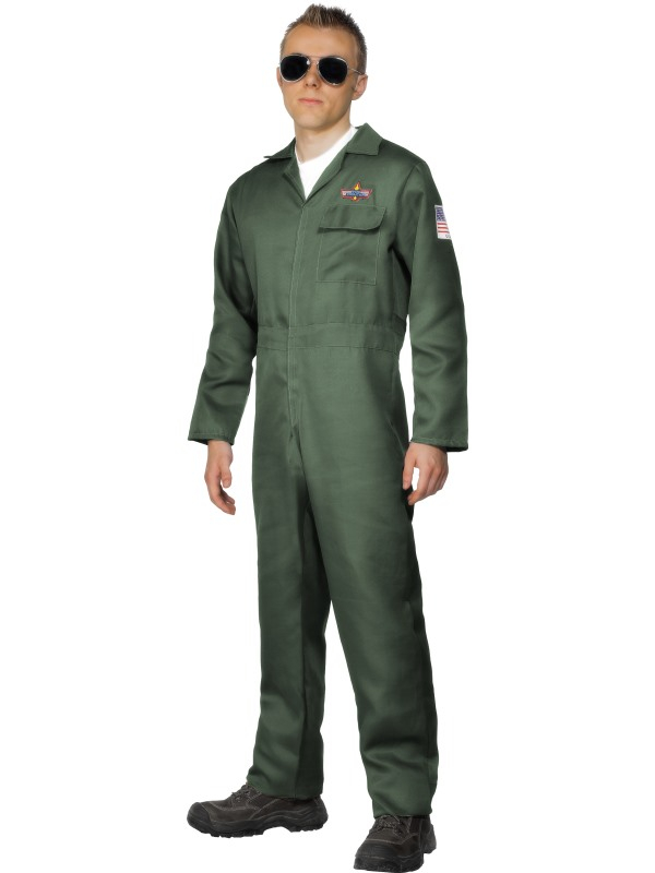 Aviator Piloten Heren Kostuum 2 Aviator Piloten Heren Kostuum - Afbeelding 2